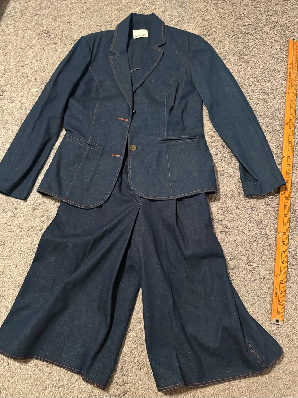 Vintage 1970s Thermo Jack 2 piece suit set